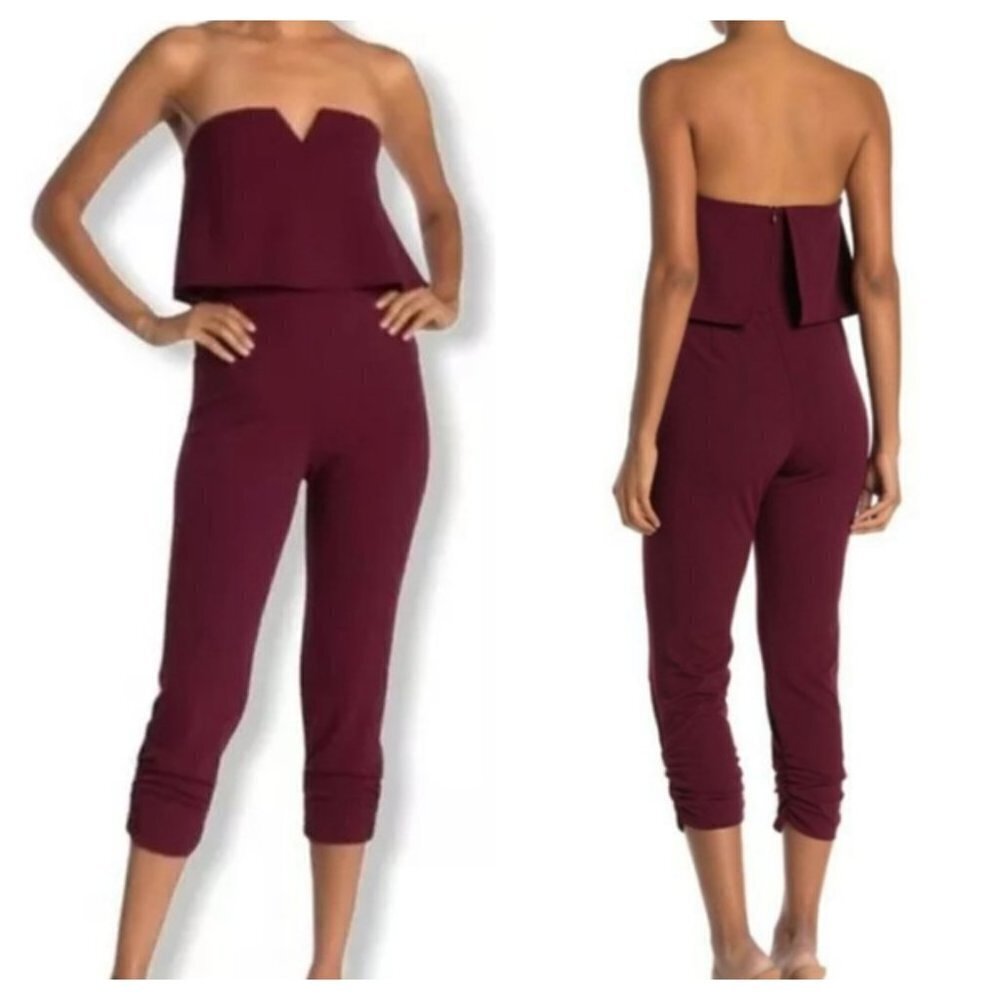 NEW Love...Ady S Strapless Popover Pant Jumpsuit